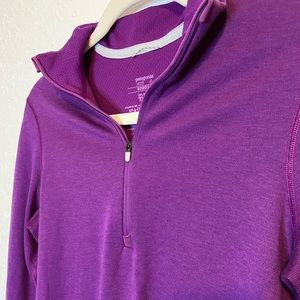 Patagonia women’s Capilene-3 base layer quarter zip pullover size small